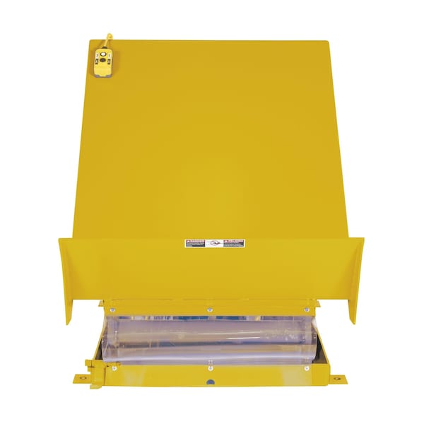 Vestil 40" X 48" Yellow Lift Table, Load Cap. 2000 lb., 230V UNI-4048-2-YEL-230-3 - main
